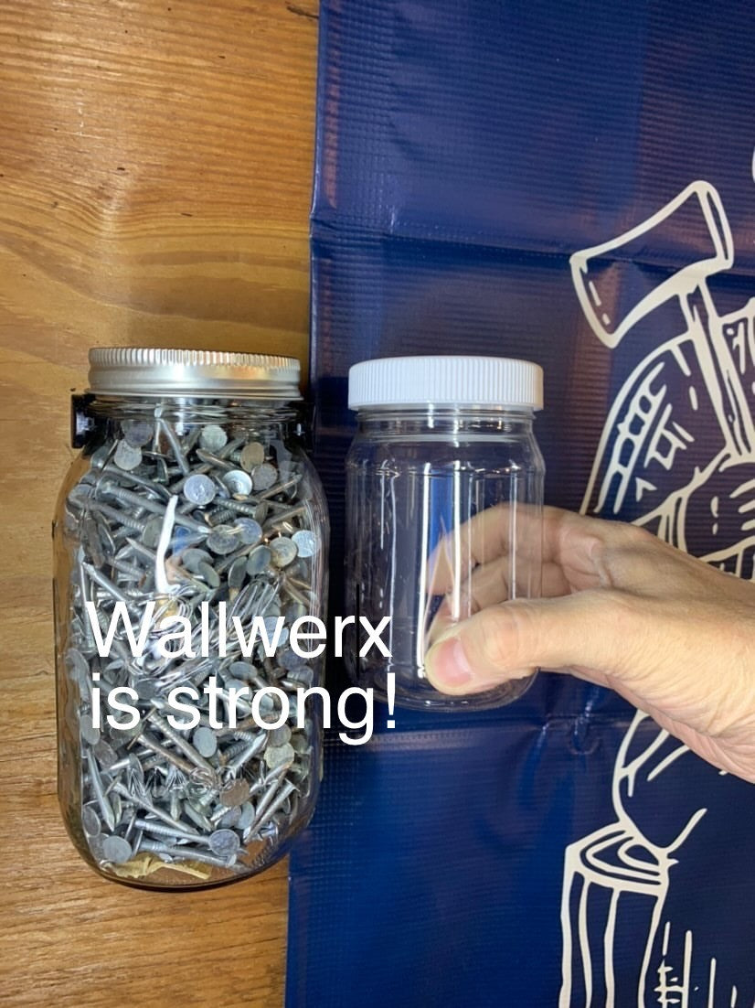 Wallwerx Regular Mouth Jar Bracket (1-pack)