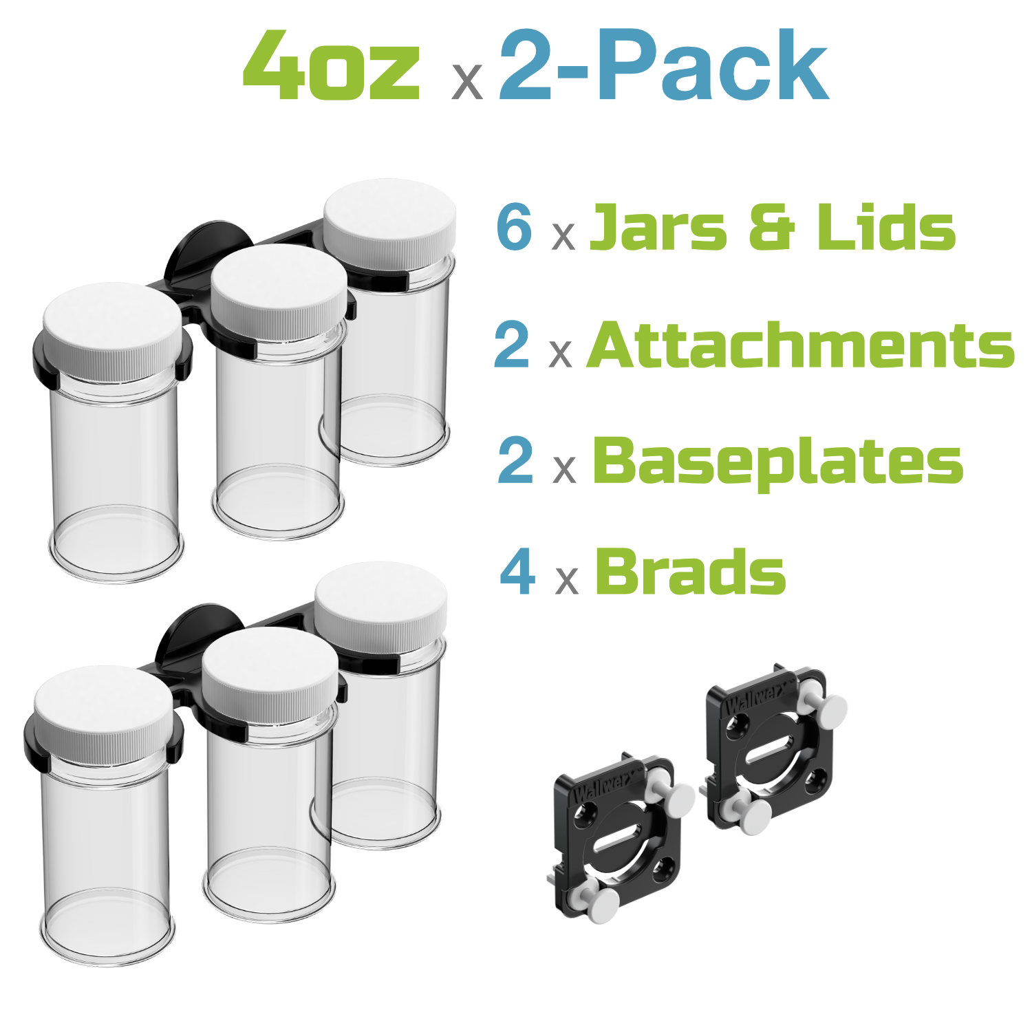 Wallwerx Jar 4oz (2-pack)