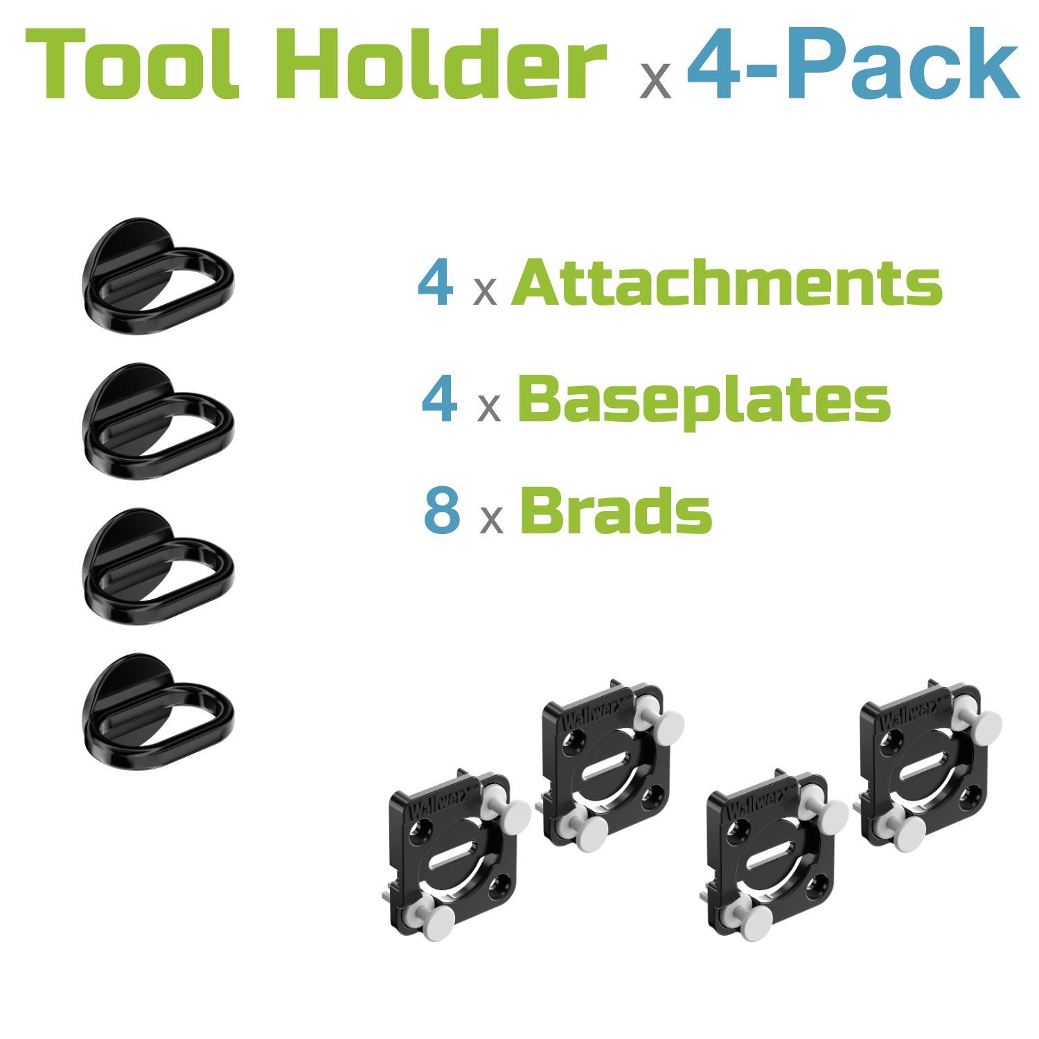 Wallwerx Accessory Tool Holder (4-pack)