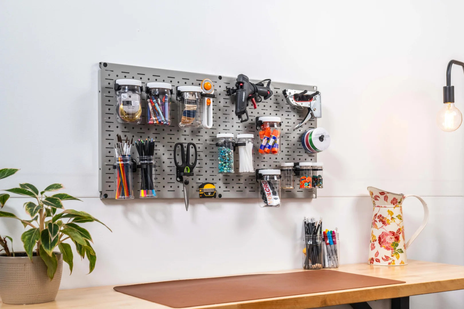 Locking Pegboard Hooks, 3-Inch (4-pack) - Wallwerx