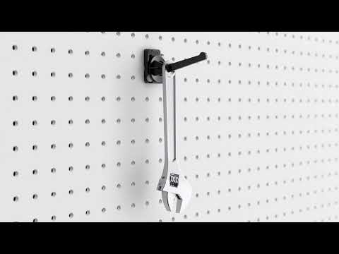 Locking Pegboard Hooks, 3-Inch (4-pack) - Wallwerx