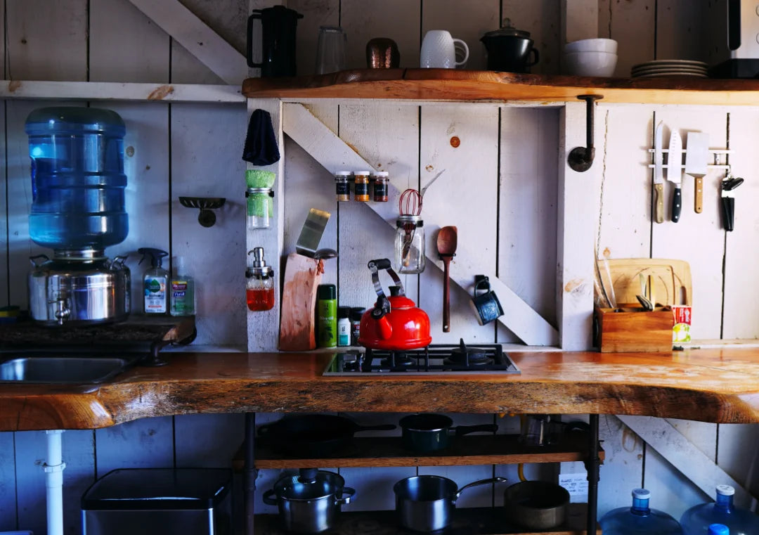 Wallwerx DIY Home Kit - Wall mounted jars, hooks, tool holders