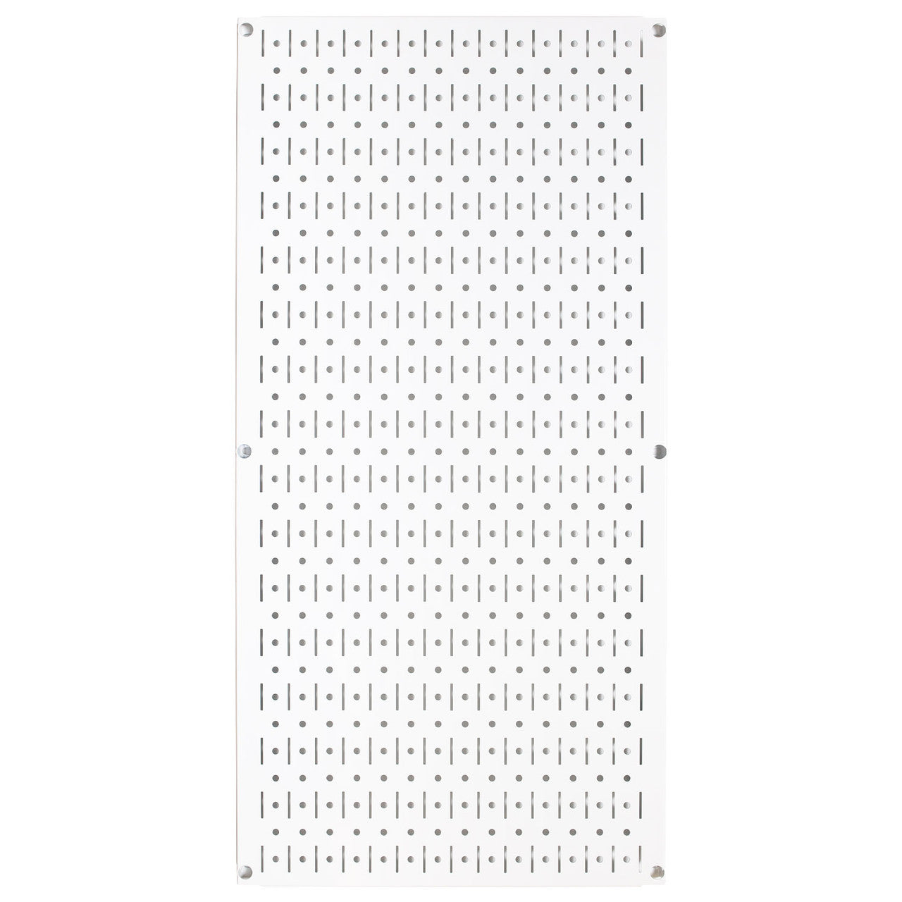 White Pegboard - 32in x 16in - metal - easy install