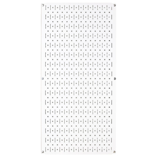 White Pegboard - 32in x 16in - metal - easy install